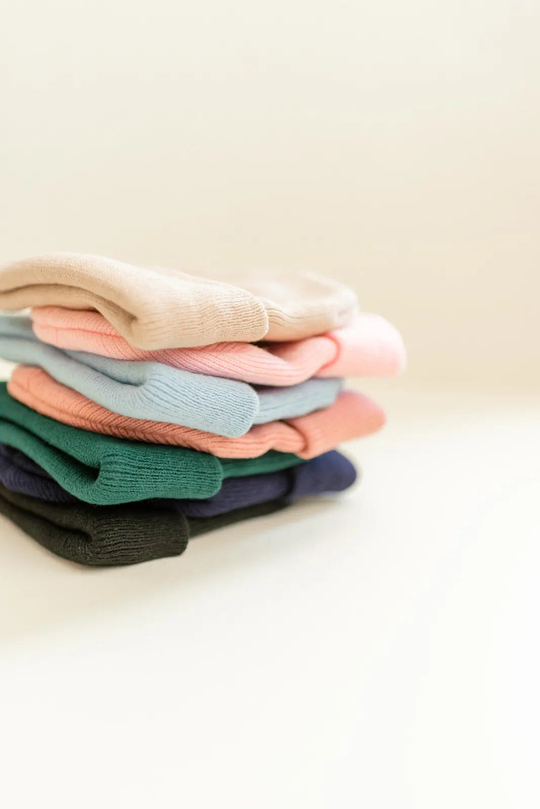 Knit Baby Beanie Hat for Fall and Winter - Newborn to 24 months