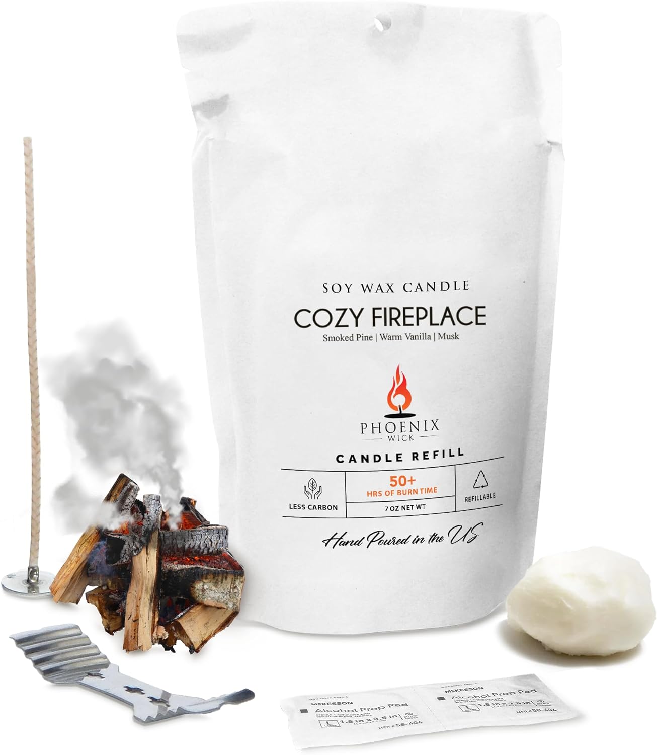 Cozy Fireplace - Candle-Making Kit