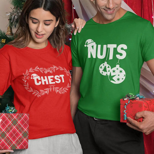 Chest + Nuts Christmas – DTF Transfer Set for Shirts