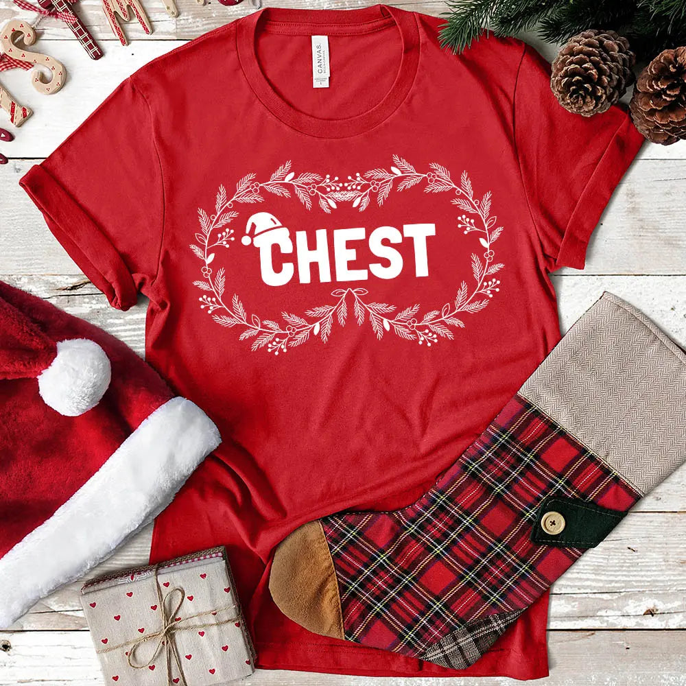 Chest + Nuts Christmas – DTF Transfer Set for Shirts