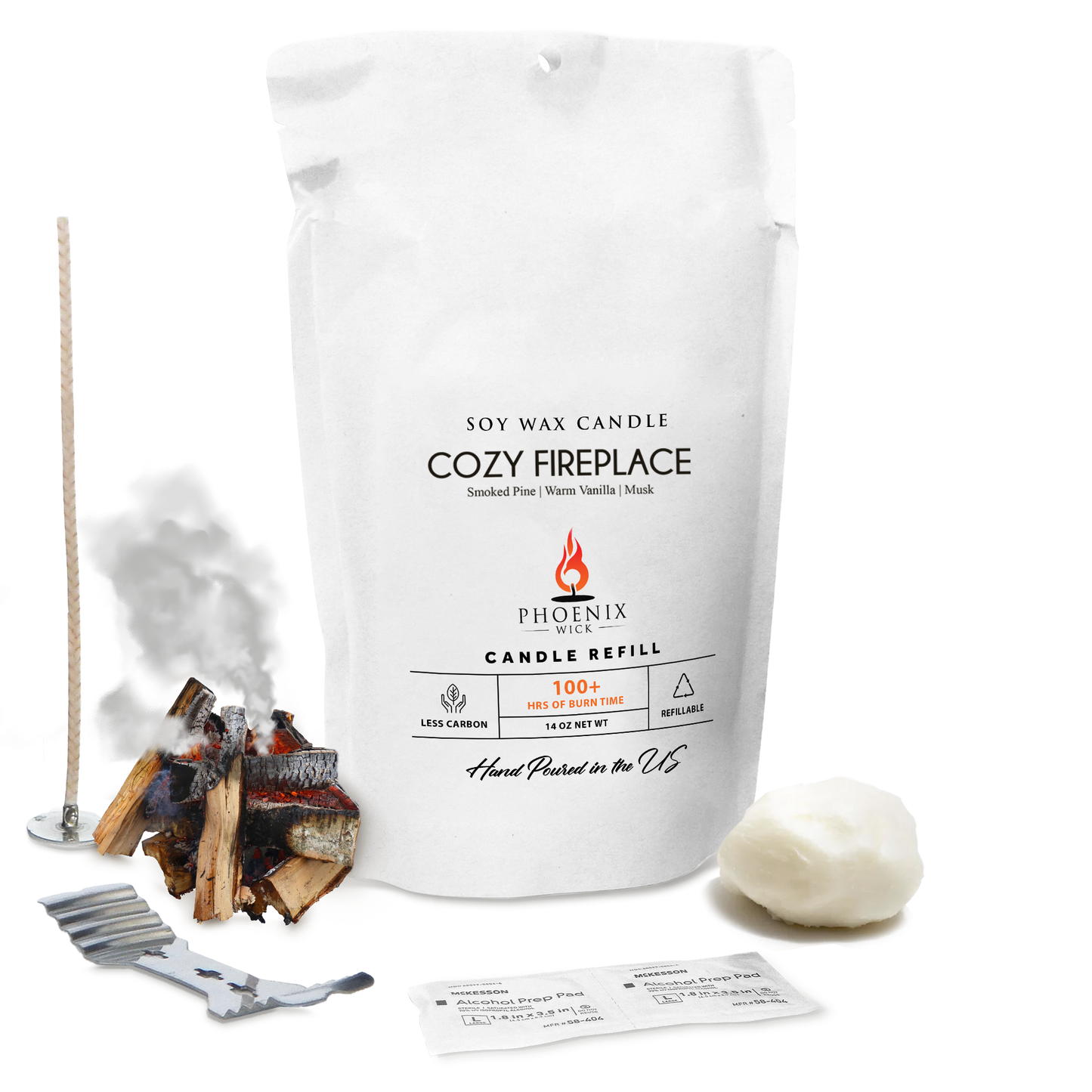 Cozy Fireplace - Candle-Making Kit