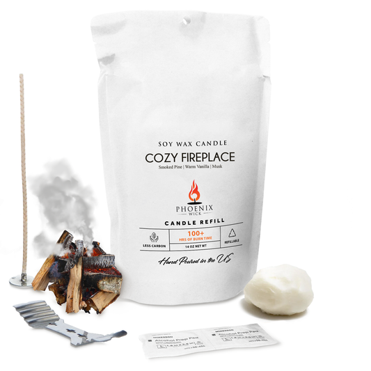 Cozy Fireplace - Candle-Making Kit