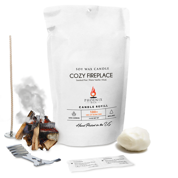 Cozy Fireplace - Candle-Making Kit