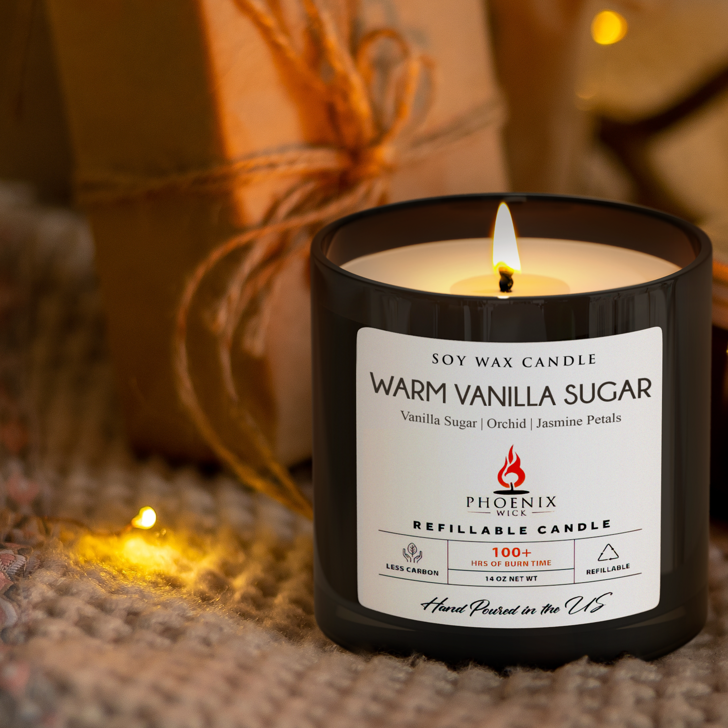 Warm Vanilla Sugar - Candle-Making Kit + Jar
