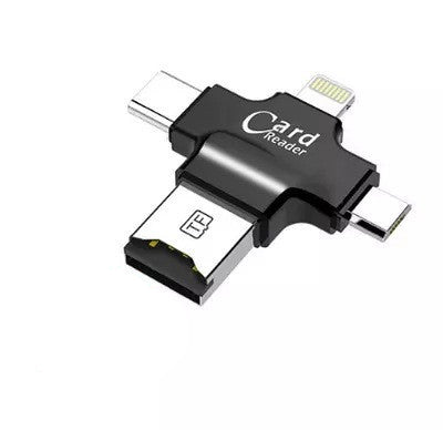 4-in-1 Mobile Phone Card Reader