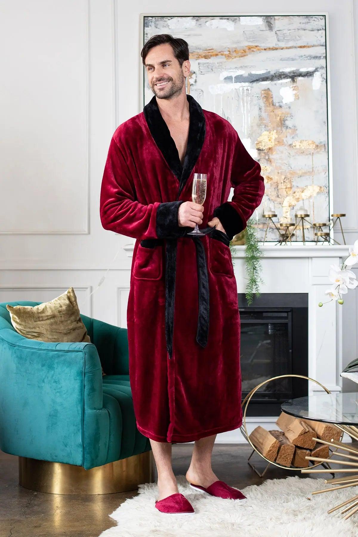 Cozy Mens Plush Robes – Built for Comfort, Designed to Last